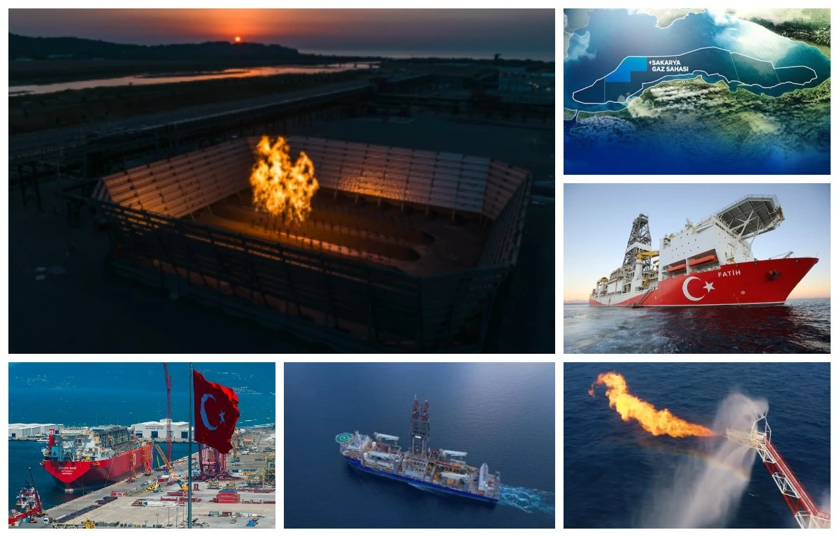 Sakarya Gaz Sahası'nda G&uuml;nl&uuml;k &Uuml;retimin 2028'de 45 Milyon Metrek&uuml;pe &Ccedil;ıkarılması Hedefleniyor