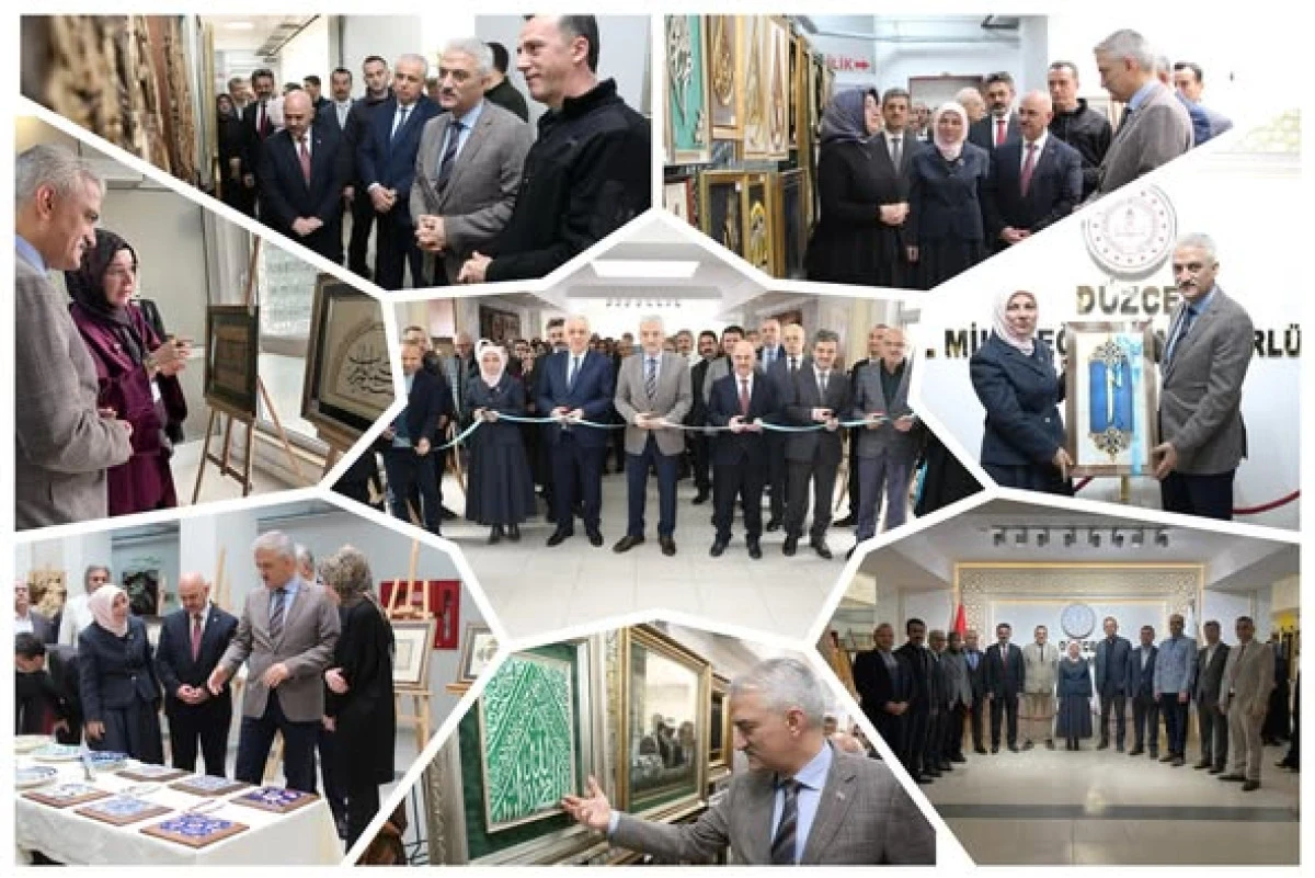 Sanatın Diliyle Değerlerimiz&rdquo; sergisi ziyarete a&ccedil;ıldı