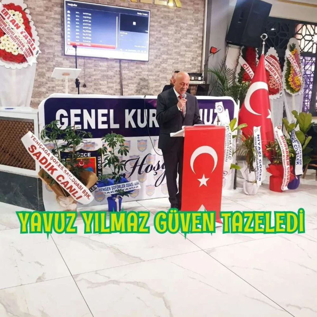 ŞOF&Ouml;RLER BAŞKANINI SE&Ccedil;Tİ