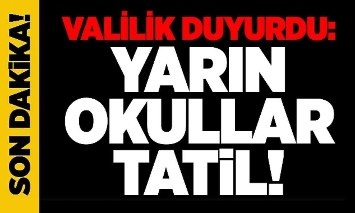 Son dakika! D&uuml;zce'de okullar tatil edildi