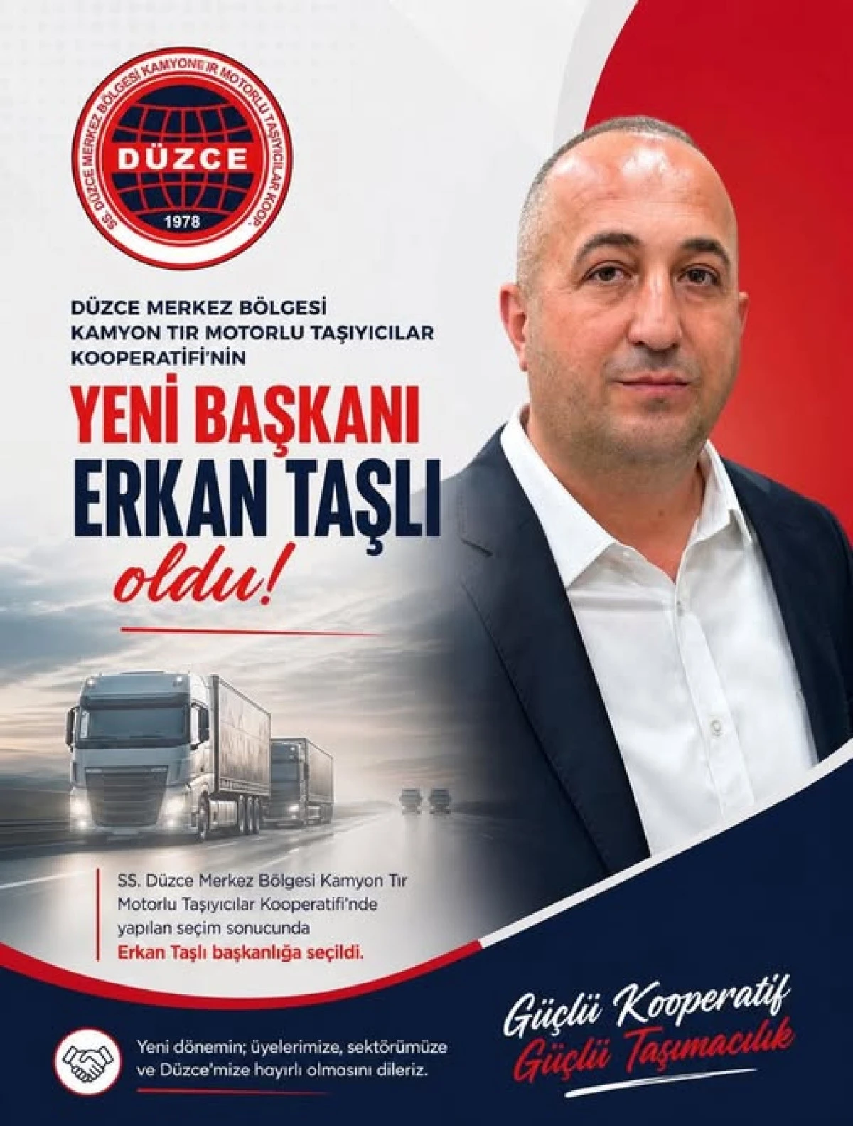 SON DAKİKA-Yeni başkan Taşlı