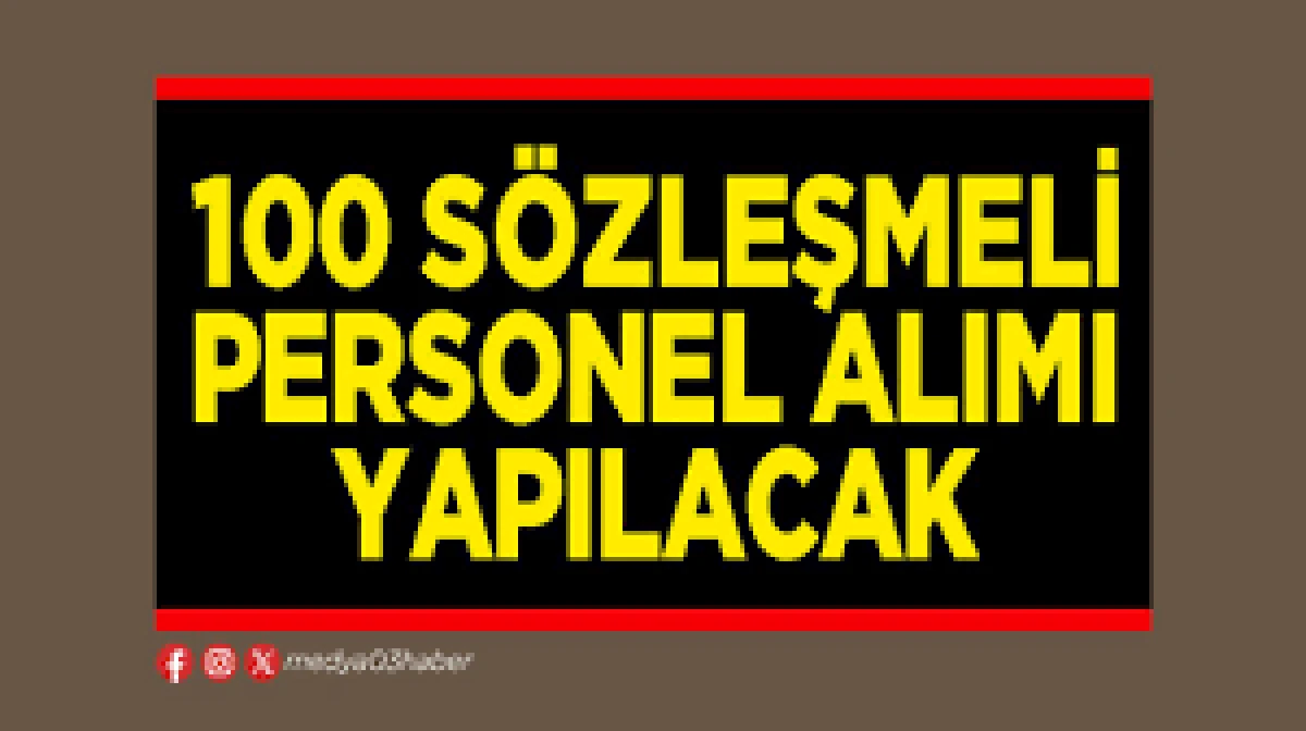 S&ouml;zleşmeli Personel Alımı Yapılacaktır