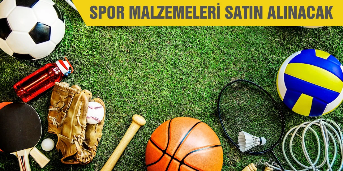 Spor malzemeleri alınacak