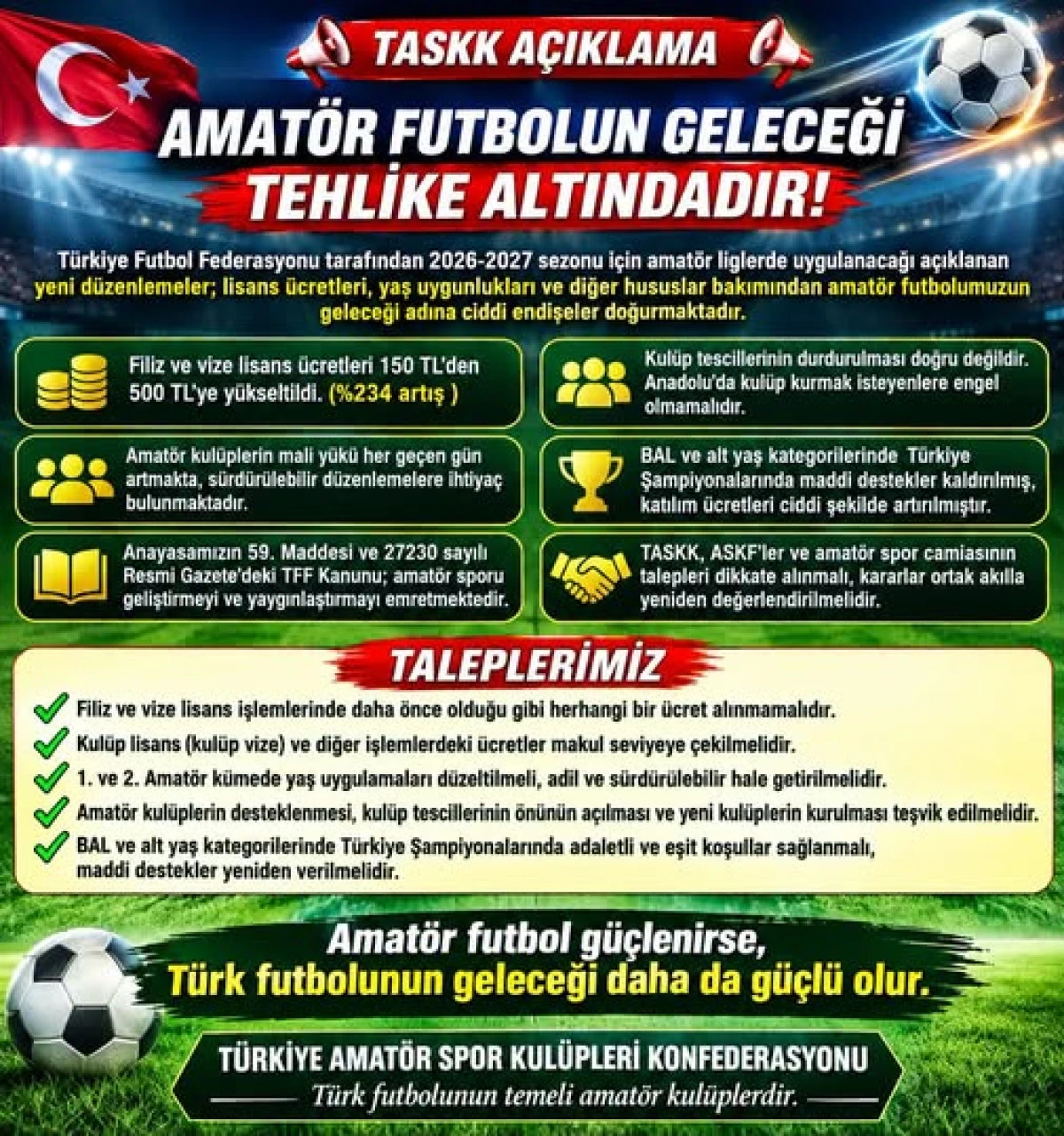 TASKK' dan A&ccedil;ıklama