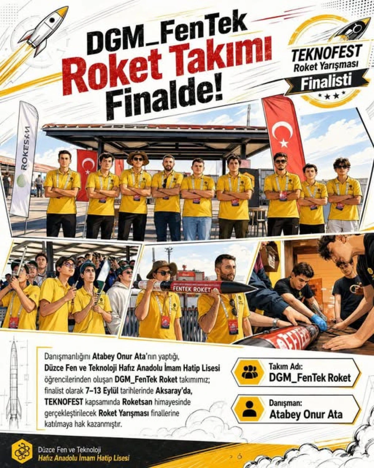 TEKNOFEST Roket Yarışması Finalinde