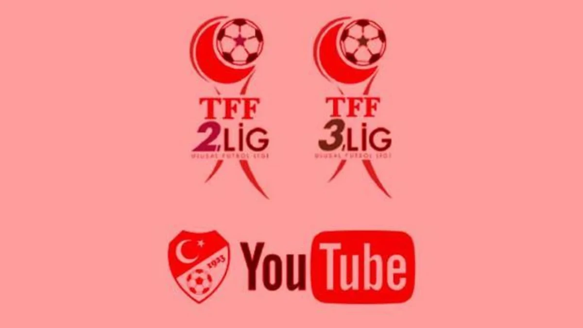 TFF YouTube  2 ve 3 lig ma&ccedil;larını yayınlayacak