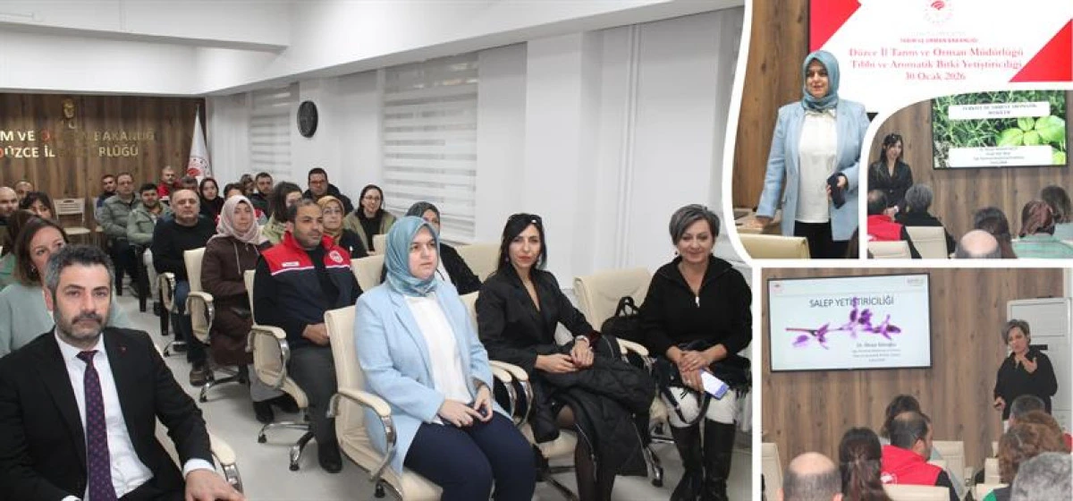 TIBBİ VE AROMATİK BİTKİLER EĞİTİMİ D&Uuml;ZENLENDİ
