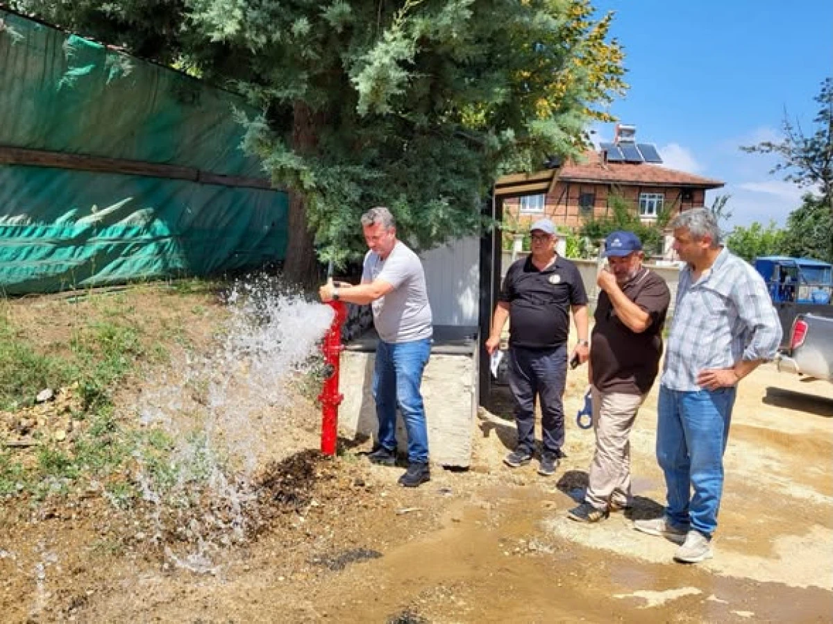 TIRAŞLAR K&Ouml;Y&Uuml;NDE İ&Ccedil;ME SUYU  &Ccedil;ALIŞMASI BİTTİ
