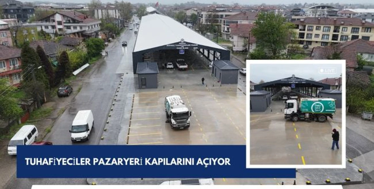 TUHAFİYECİLER PAZARYERİ KAPILARINI A&Ccedil;IYOR