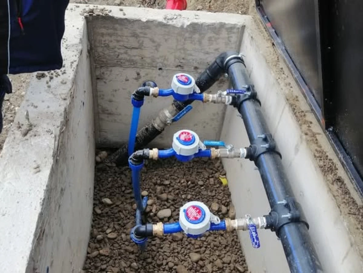 UĞUR SUYU İ&Ccedil;ME SUYU HATTI TAMAMLANDI