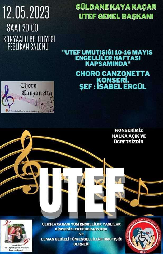 Uluslararası Dostluk Korosu Choro Canzonetta Konser Verecek