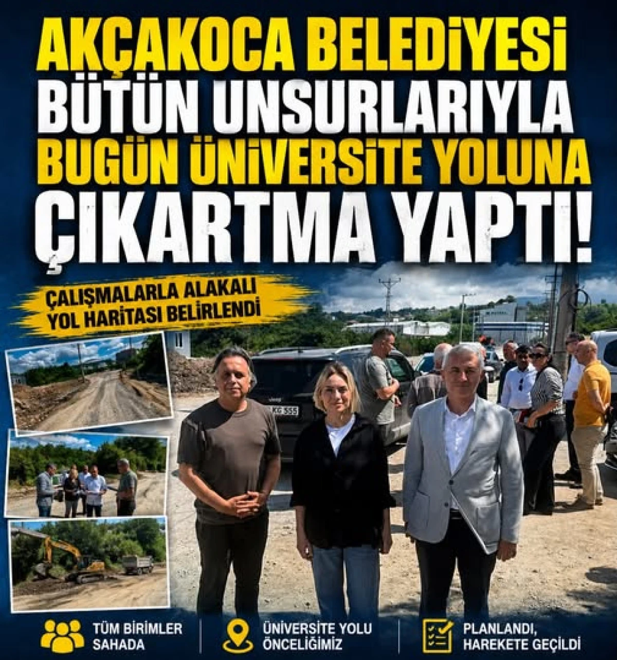 &Uuml;niversite Yolunda D&uuml;ğmeye Basıldı