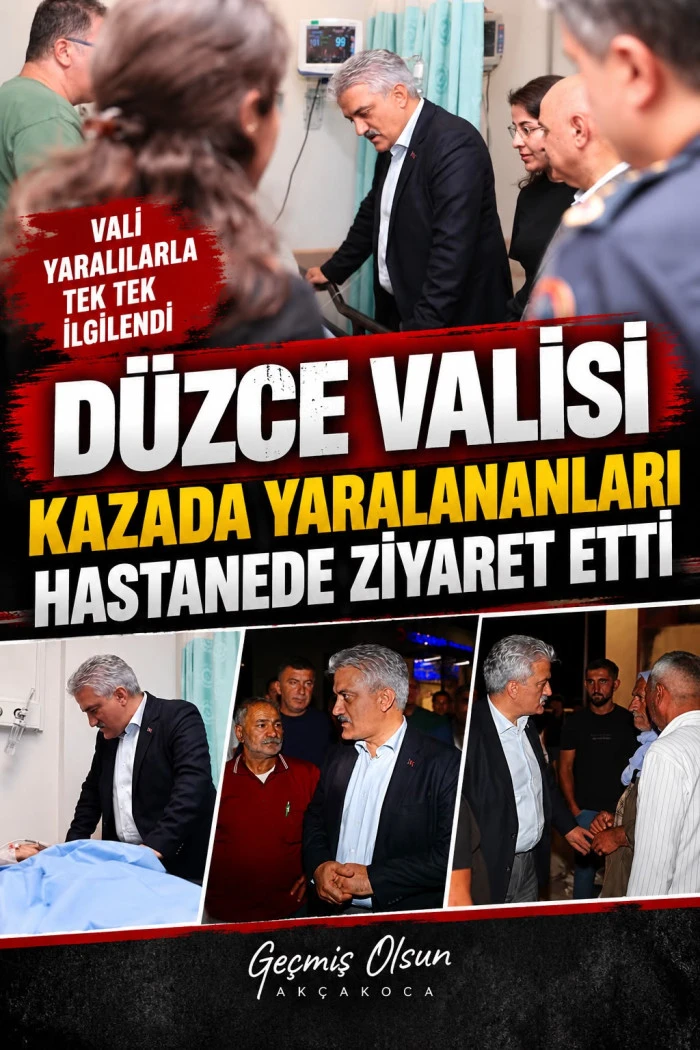 Vali Mehmet Makas&rsquo;tan Hastanede