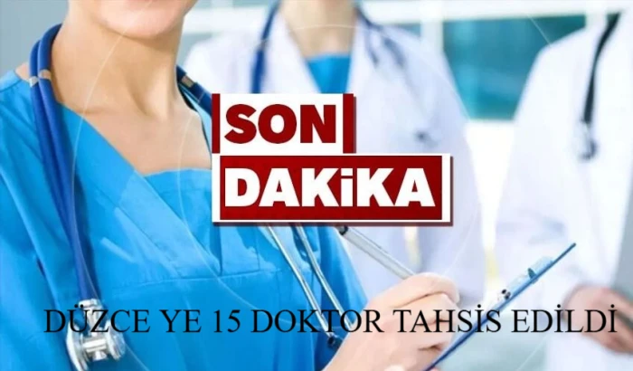 VEKİL ERCAN &Ouml;ZT&Uuml;RK,:"D&Uuml;ZCE YE 15 DOKTOR TAHSİS EDİLDİ" DEDİ