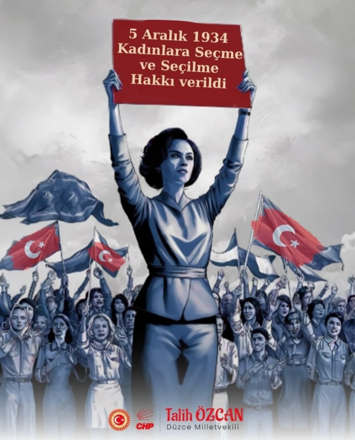 VEKİL TALİH ÖZCAN,KADINLARIN SEÇME VE SEÇİLME HAKKI MESAJI