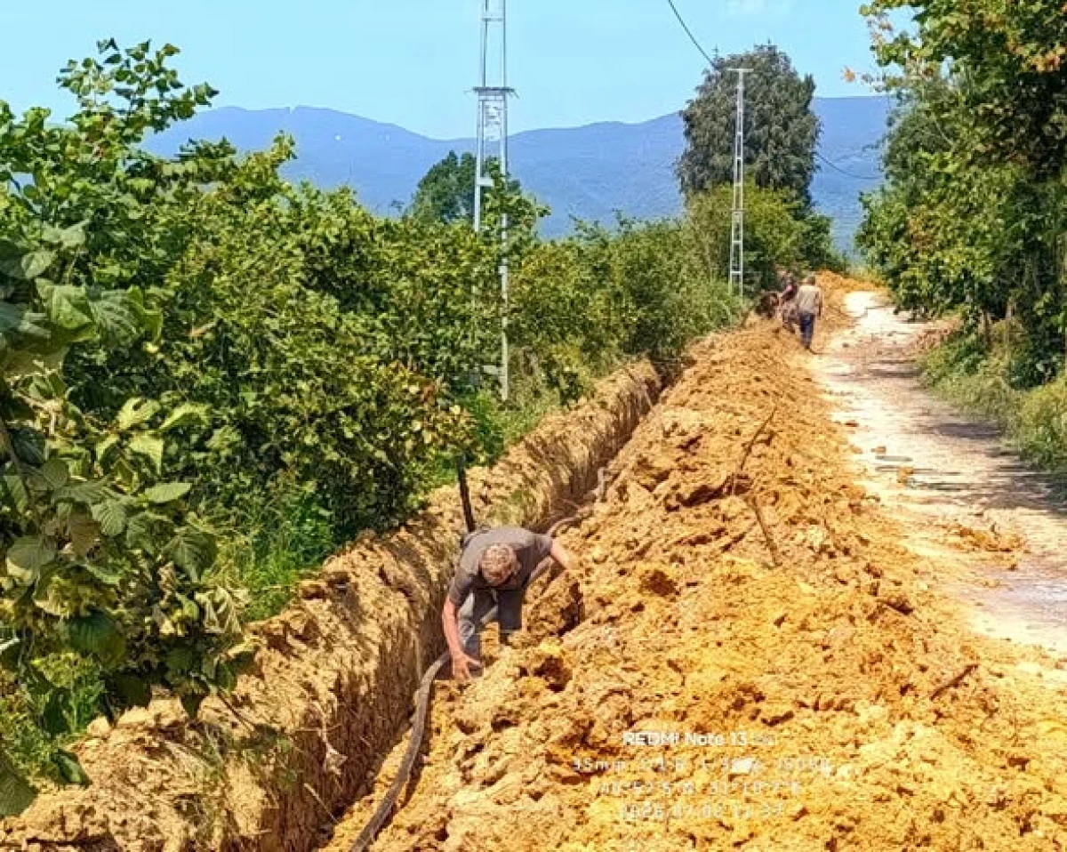 Yayla K&ouml;y&uuml;'nde İ&ccedil;me Suyu Şebeke Hattı Tamamlandı