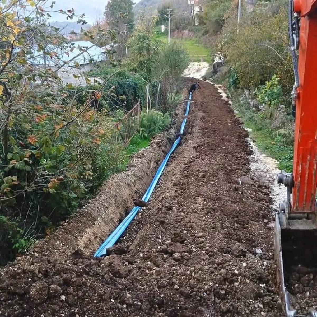 Yığılca Kocaoğlu Köyü İçme Suyu Şebeke Hattı Çalışmaları Devam Ediyor! 