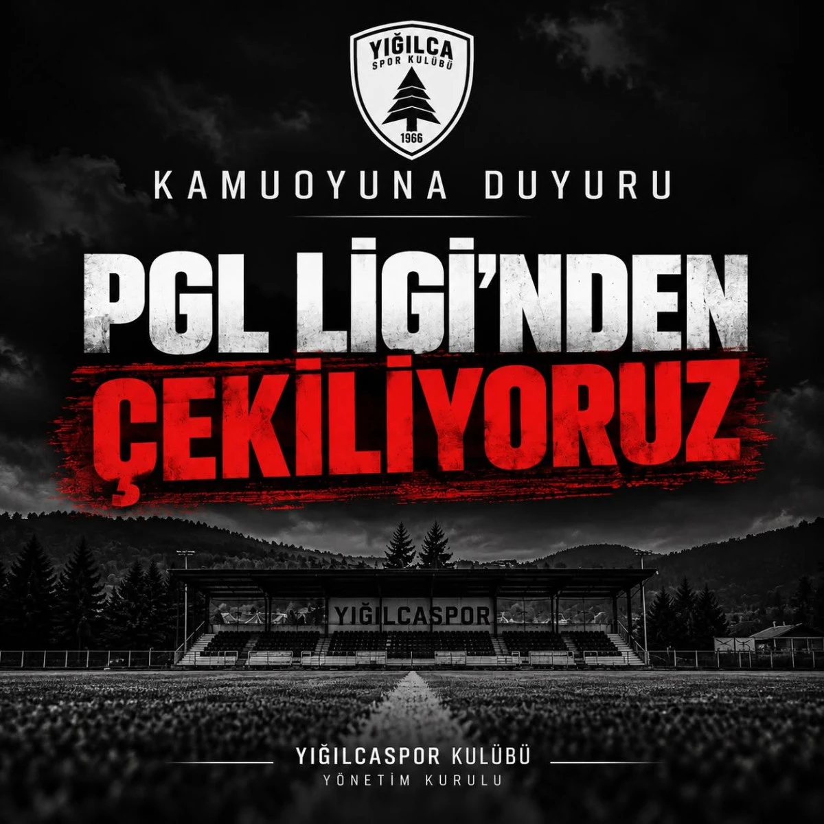 YIĞILCASPOR LİGDEN &Ccedil;EKİLDİ