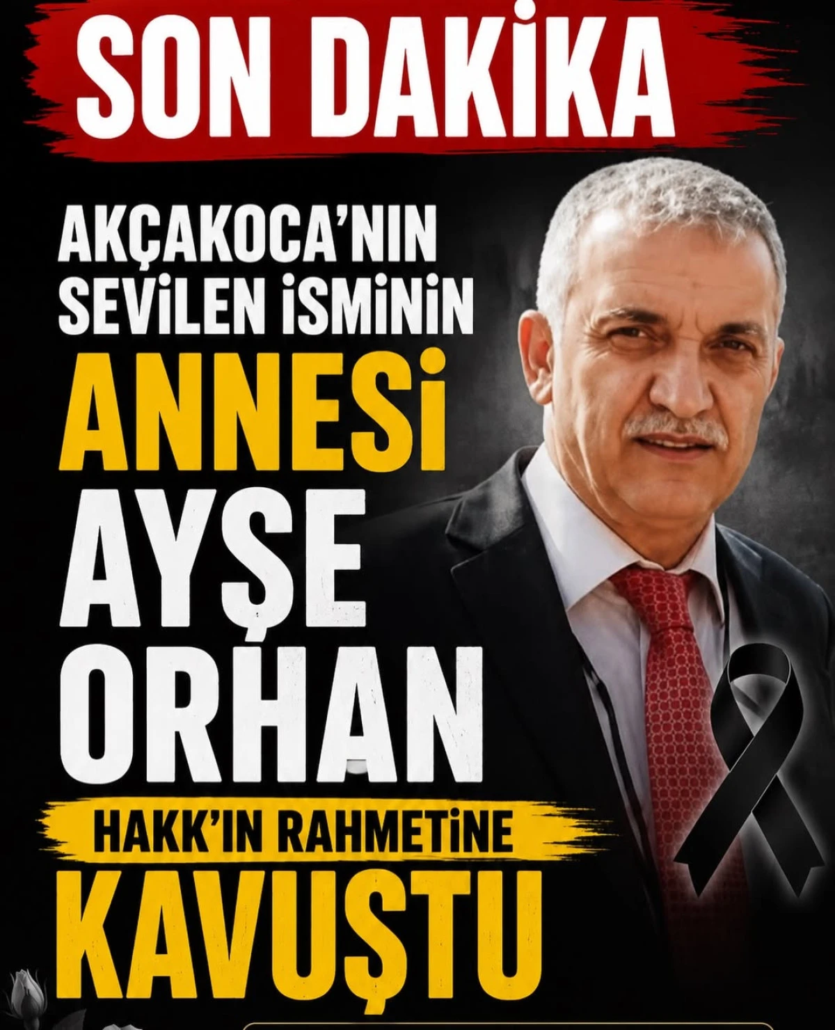 Y&Uuml;CEL ORHAN ANNESİNİ KAYBETTİ