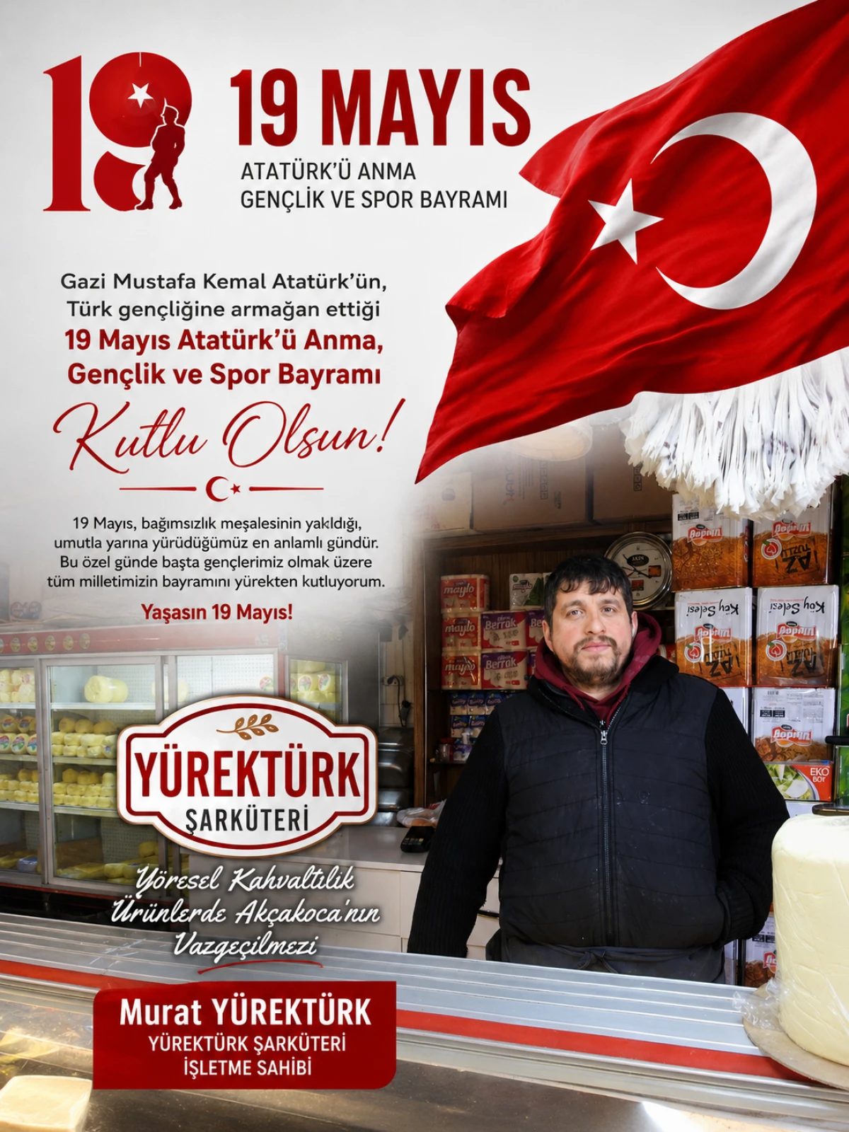 Y&Uuml;REKT&Uuml;RK ŞARK&Uuml;TERİDEN 19 MAYIS MESAJI