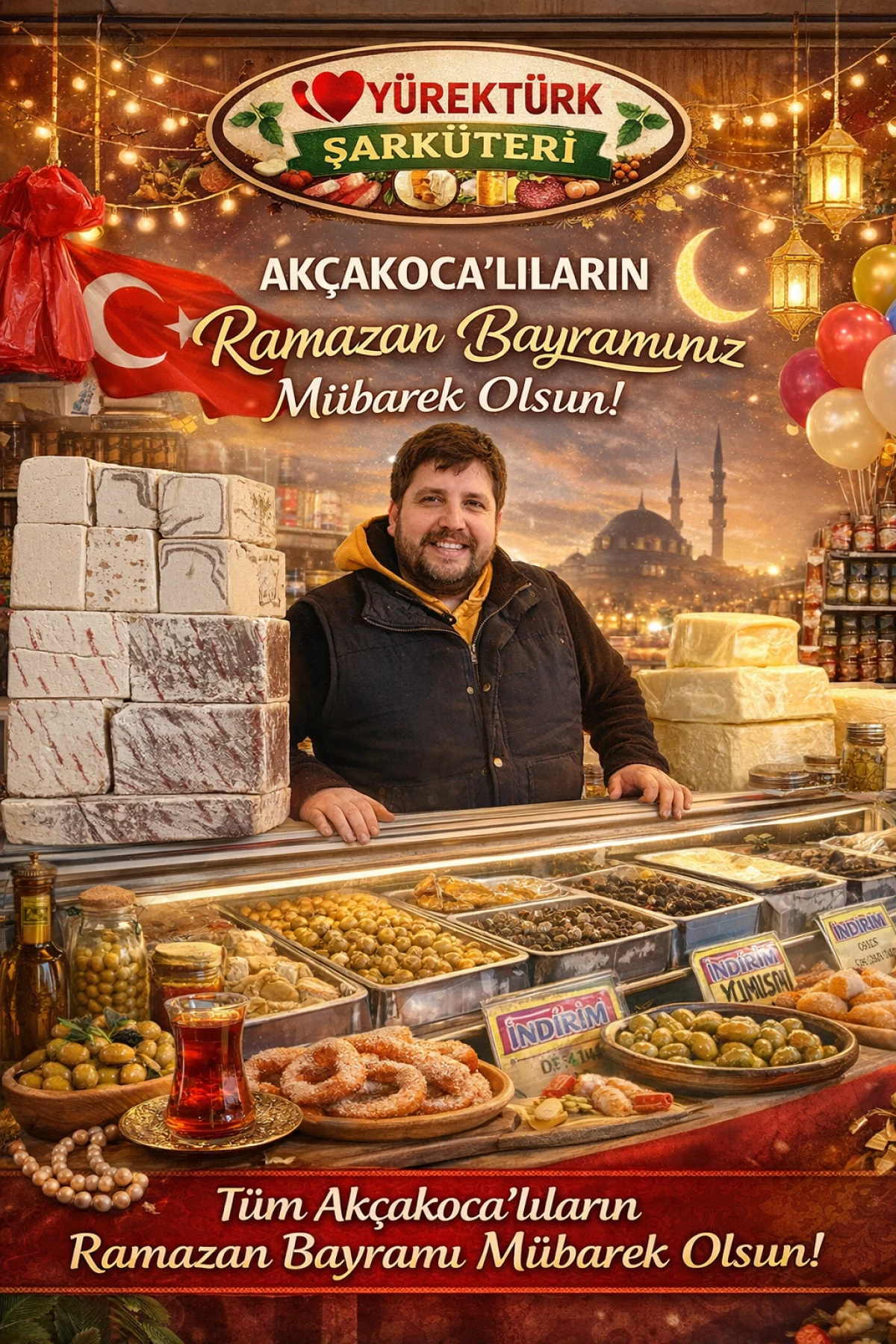 Y&Uuml;REKT&Uuml;RK Y&Ouml;RESEL ŞARK&Uuml;TERİ AK&Ccedil;AKOCA&rsquo;LILARIN BAYRAMINI KUTLADI