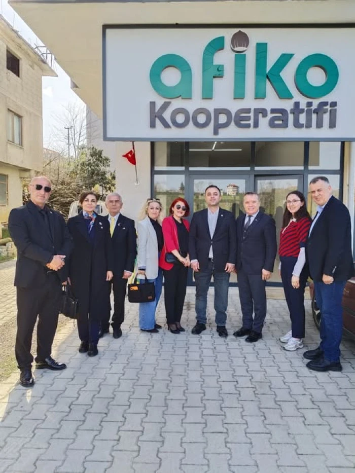 Akçakoca CHP Heyetinden AFİKO Kooperatifi’ne Ziyaret
