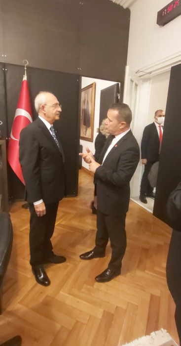 başkan abanoz tbmm toplantısında Kılıçdaroğlu ile görüştü