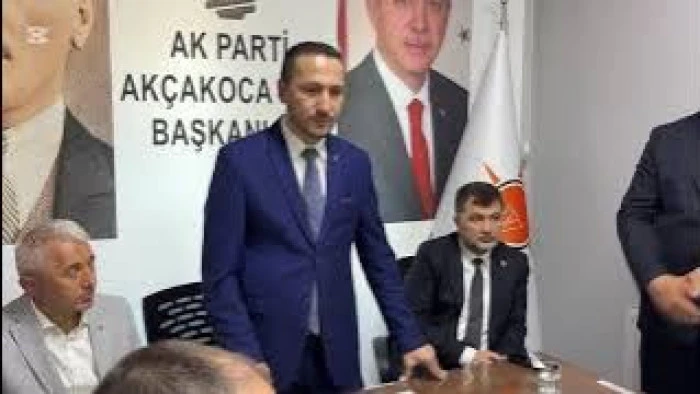 AK PARTİ AK&Ccedil;AKOCA DA BAYRAMLAŞMA
